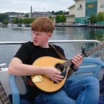 Piaras Ó Lorcáin on the Trad Cruise at Iúr Cinn Fleadh