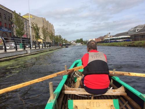 Remember the dramatic curragh rides down the canal?