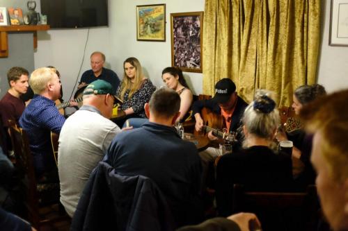 The Railway Bar is a regular stop on the Fleadh journey